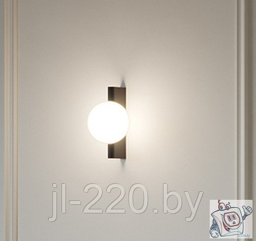 Светильник настенный (бра) Maytoni Modern Avant-garde MOD324WL-01B, IP20, черный, белый