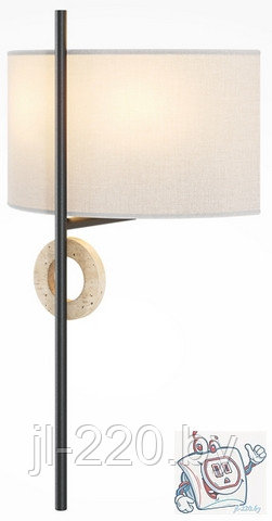 Светильник настенный (бра) Maytoni Modern Glamping MOD437WL-02BG, IP20, бежевый, белый