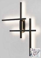 Светильник настенный (бра) Maytoni Modern Halo MOD248WL-L24BK, IP20, черный, белый