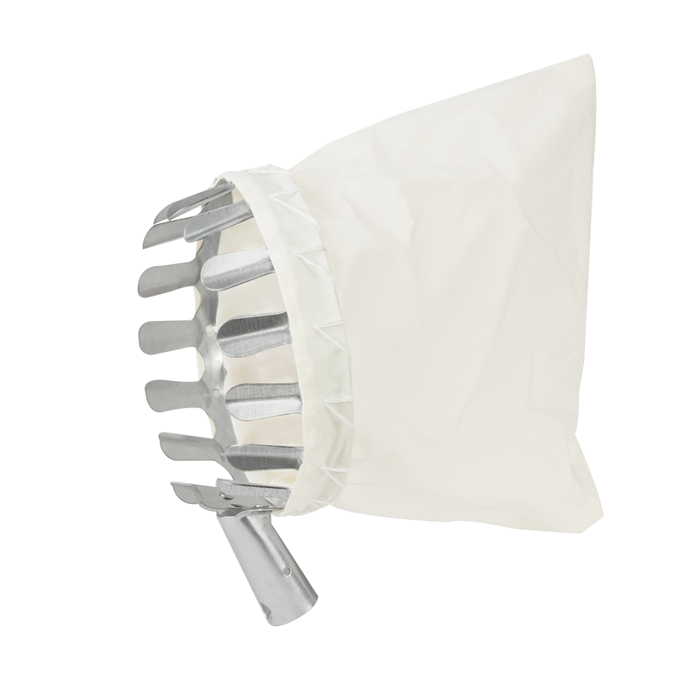 Плодосъемник Bradas металлический с тряпичным мешочком без черенка