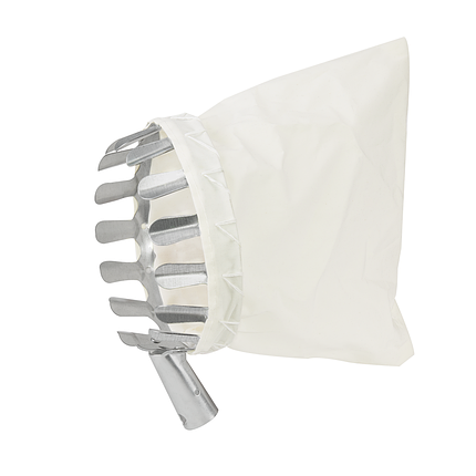 Плодосъемник Bradas металлический с тряпичным мешочком без черенка, фото 2