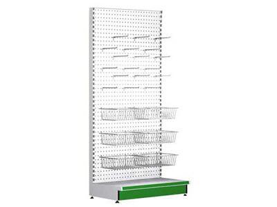 Стеллажи для магазина ск с перфорацией