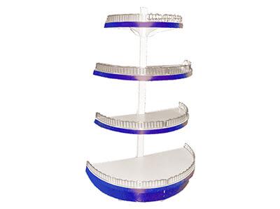 Стеллажи для магазина ск с полукруглыми торцами