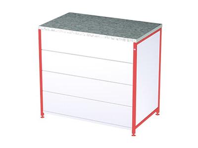 Прилавки для магазина стл04