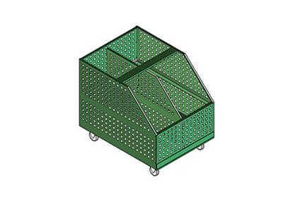 Овощные развалы короб овощной