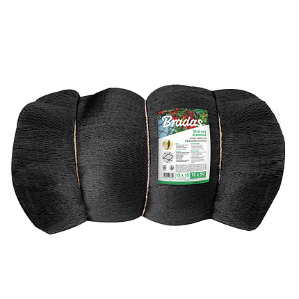 Сетка пласт. тканая для защиты от птиц Bird Net DIAMOND 20г/м2, яч. 15х15мм, размер 10х50м, фото 2