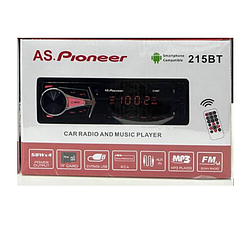 Автомобильная магнитола AS.Pioneer 215BT с Bluetooth и пультом д/у