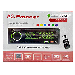 Автомагнитола AS.Pioneer 675BT 12/24V с Bluetooth и пультом д/у