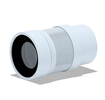 Удлинитель гибкий для унитаза выпуск 110 мм (190-370мм) АНИ Пласт K821