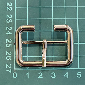 Пряжка с разрезом JS-930306 32мм никель полир