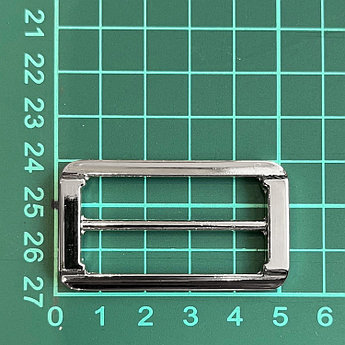 Пряжка металлическая регулировочная 152901 40мм никель полир