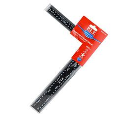 Угольник цельнометаллический P.I.T. ADVANCE HSQR01-0203 (20х30 см, 90°, двойная шкала в мм)