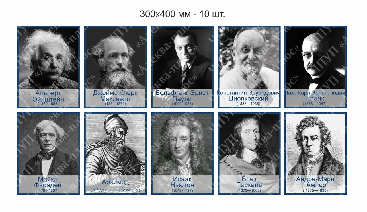 1103 Стенд по физике, физика, портреты