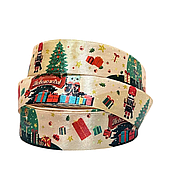 Лента атласная «Щелкунчик», 25 мм*23 м.