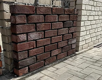 Облицовочный кирпич ручной формовки Теллура Агат Империал WDF (0.5 WDF)