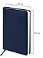 Ежедневник датированный 2026 А5 138x213 мм, BRAUBERG "Imperial", под кожу, синий. Цена указана без учета НДС, фото 3