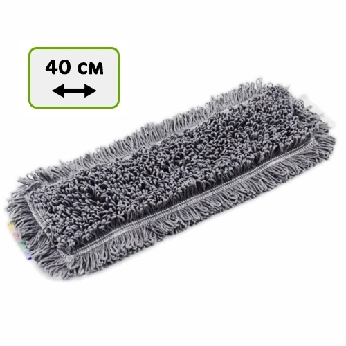 МОП Стандарт Комби 40 х 14 см (уши+карманы), хлопок + серый хлопок