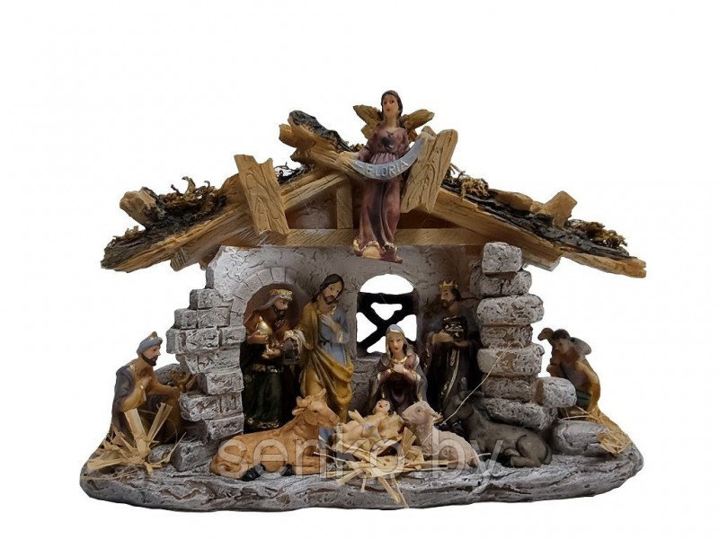 Рождественская шопка 9214 с подсветкой 18,5см