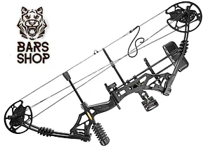 Лук блочный Centershot Grim черный KIT (LH)