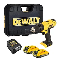 Дрель-шуруповерт бесщеточная DeWalt DCD771D2 (42 Нм, 2 АКБ 2 А/ч, кейс)