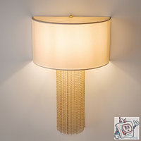 Светильник настенный (бра) Maytoni Modern Impressive MOD151WL-01G, IP20, золото, белый