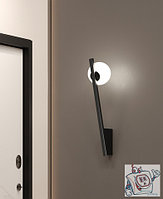 Светильник настенный (бра) Maytoni Modern Kazimir MOD175WL-01B, IP20, черный, белый