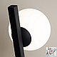 Светильник настенный (бра) Maytoni Modern Kazimir MOD175WL-01B, IP20, черный, белый, фото 5