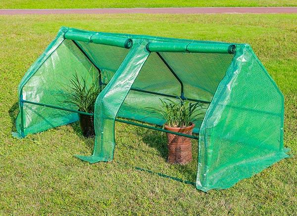 Парник с  армированной плёнкой