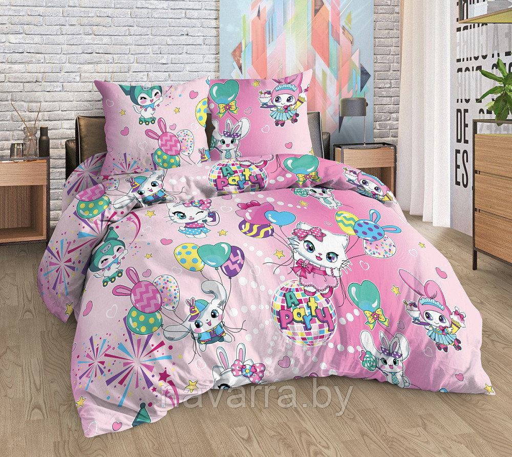 Ткань Бязь шириной 150 см «Пати» - фото 1 - id-p129656263