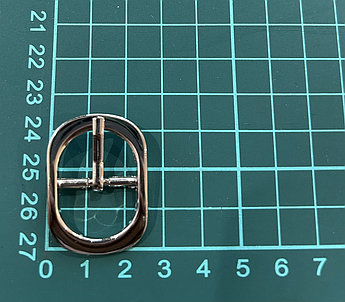 Пряжка 0119 19мм никель полир