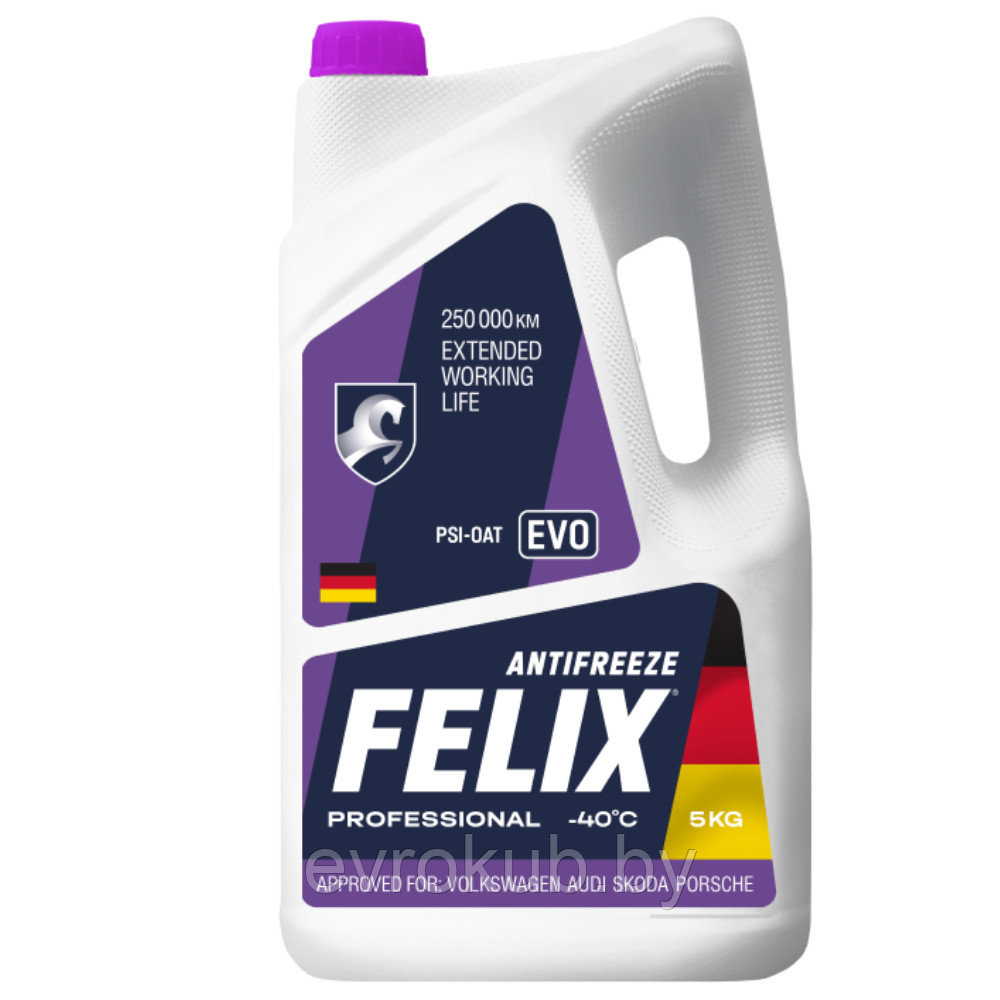 Антифриз FELIX EVO G12EVO, фиолетовый (5 кг.)