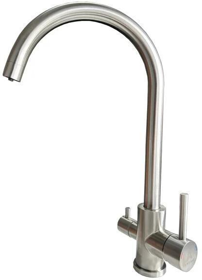 АНТЕЙ 511522 Булат Смеситель д/кухни шар. с доп.выходом д/питьев. воды нержав.сталь 1/10