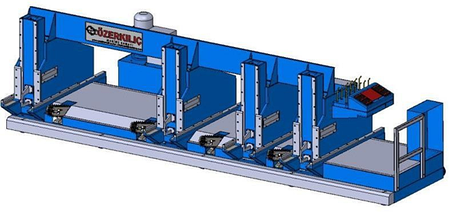 Линия лесопиления на базе широкой вертикальной ленточной пилорамы Оzerkilic (Турция), фото 2