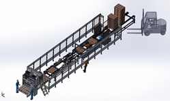 Полуавтоматическая линия для производства поддонов Оrmac