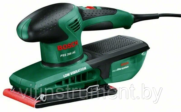 Шлифмашина плоская (виброшлифмашина) BOSCH PSS 200 AС (0603340120)