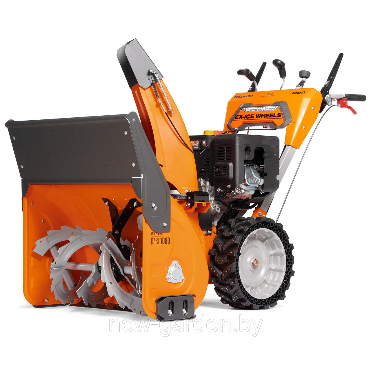 Снегоуборщик бензиновый DAEWOO DAST 1080 (10л.с., 323см³, 77см, эл.стартер, обогрев рук, разблокировка колёс)