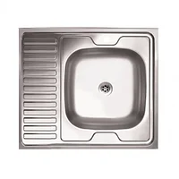 Мойка накладная Kromrus EC-209M чаша с права 60x60х16,5 см