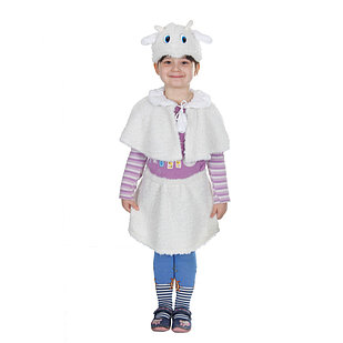 Карнавальный костюм "Козочка/Овечка"(юбка,шапка)рост122-128см(624768)8