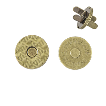 Магн,кнопка №12 18мм плоская антик роллинг L