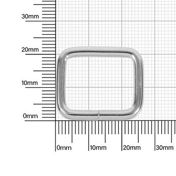 Рамка RCT 20х15мм (3,2мм) никель роллинг D