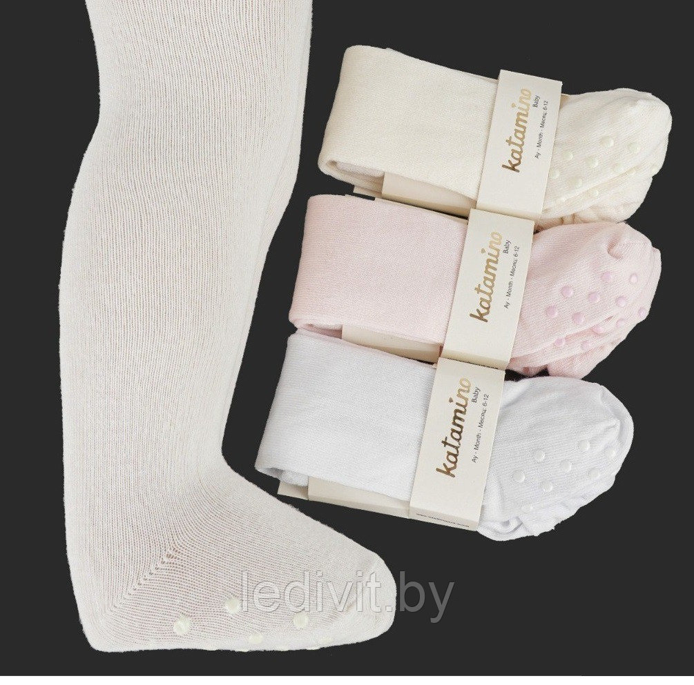 Колготки для девочки с антискользящей подошвой