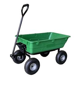 Садовая тележка-самосвал зеленая G202