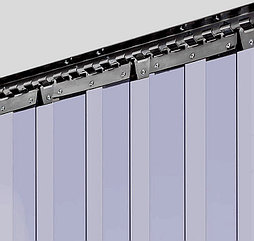 ПВХ штора-завеса прозрачная