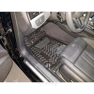 Ковры в салон Aileron Audi A4 B9 (15-) (3D с подпятником) [61117] (Крепеж)