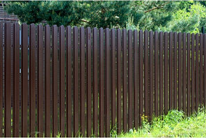 Штакетник Прямоугольный фигурный  глянец односторонний 118 мм., фото 2