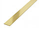 Полоса (Молдинг) из нержавеющей стали 10 мм. цвет Золото Шлифованное, 300 см, фото 2