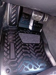 Ковры в салон Aileron Audi Q5 I 2008-2017 [61102] (3D с подпятником) (Крепеж)