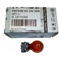 Патрон с лампой накаливания, жёлтое стекло Фонарь указателя поворота  VAG  N  10776302