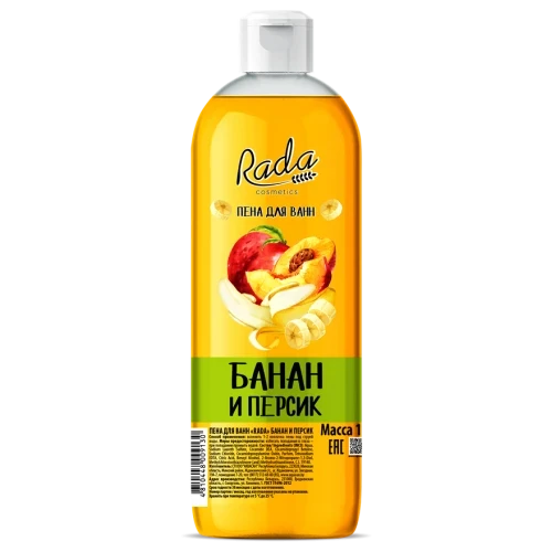 Пена для ванн "RADA" Банан и персик 1 л