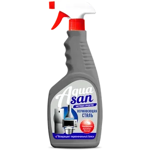 Очиститель для нержавеющей стали AQUASAN 500 мл (спрей)